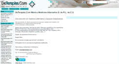 Desktop Screenshot of deterapias.com